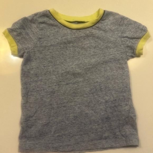 Crewcuts Other - Crewcuts Gray/blue Tee with Yellow Trim 3T